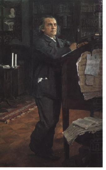 Valentin Serov Compositor Alexander Serov por Valentin Serov, 1887-1888 china oil painting image